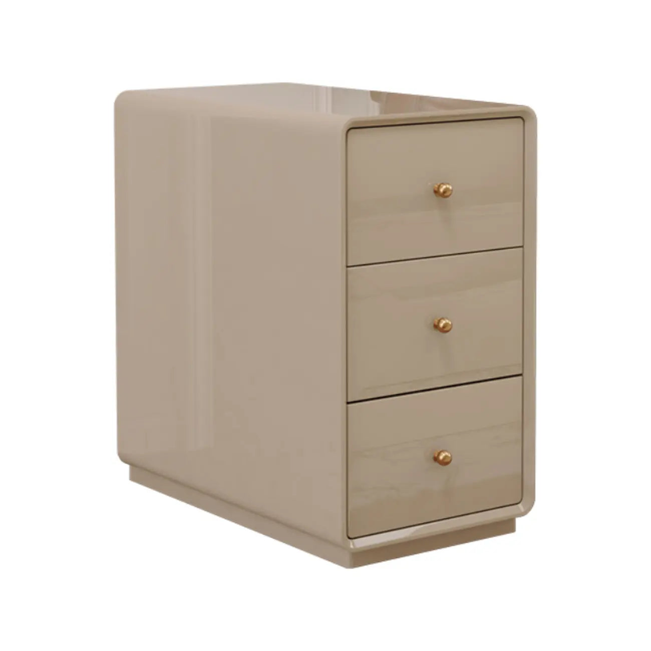 Table d'appoint rectangulaire étroite en bois de noyer avec tiroirs