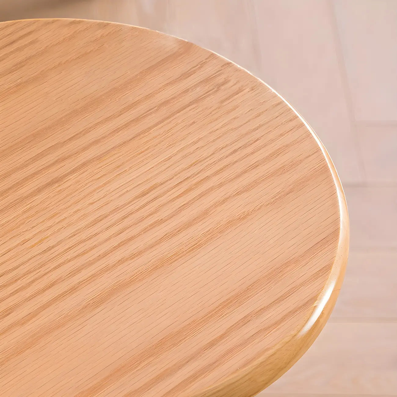 Tabourets de bar pivotants sans dossier réglables en bois marron