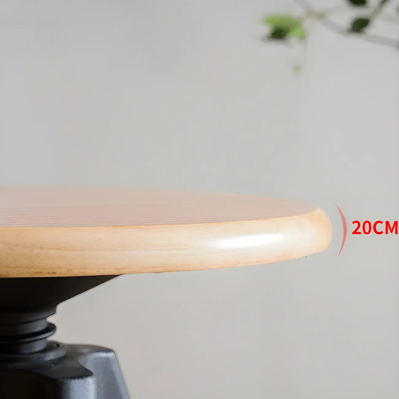 Tabourets de bar pivotants sans dossier réglables en bois marron