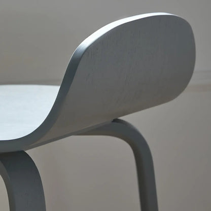 Tabourets de bar minimalistes en bois avec repose-pieds pour la cuisine