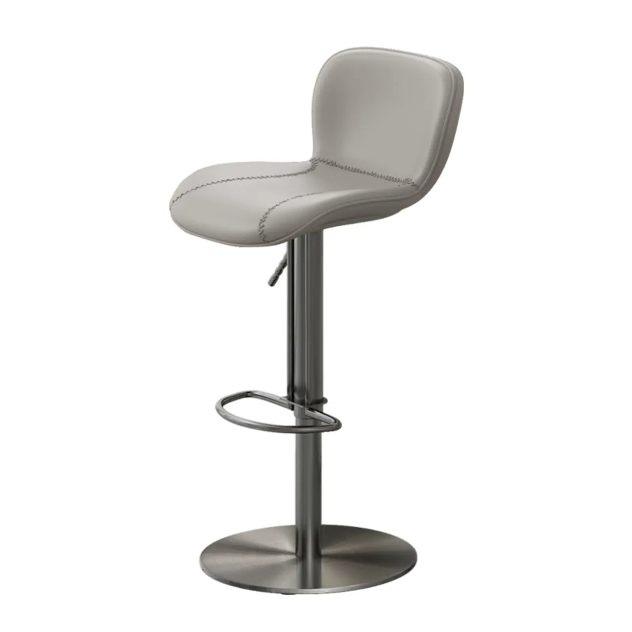 Tabourets de bar modernes en cuir réglables avec repose-pieds pour cuisine