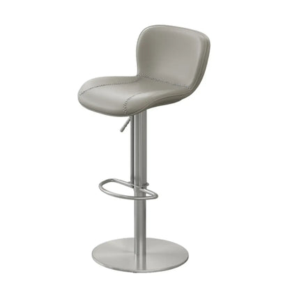 Tabourets de bar modernes en cuir réglables avec repose-pieds pour cuisine