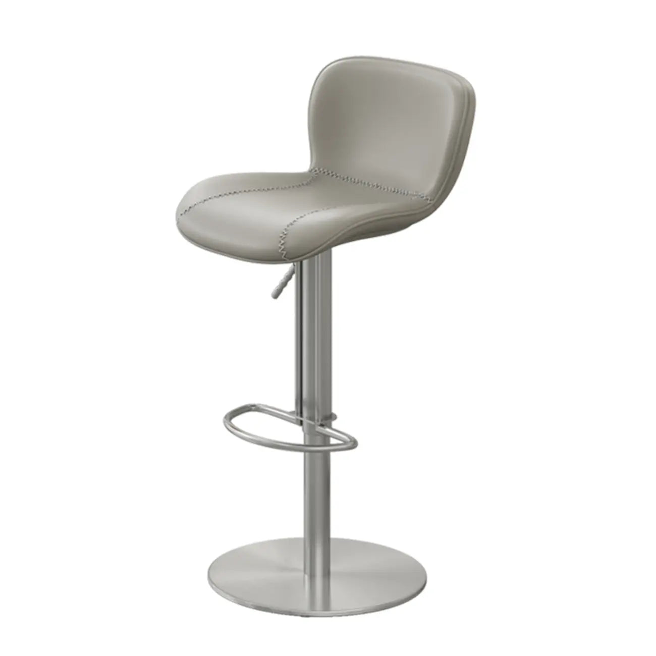 Tabourets de bar modernes en cuir réglables avec repose-pieds pour cuisine