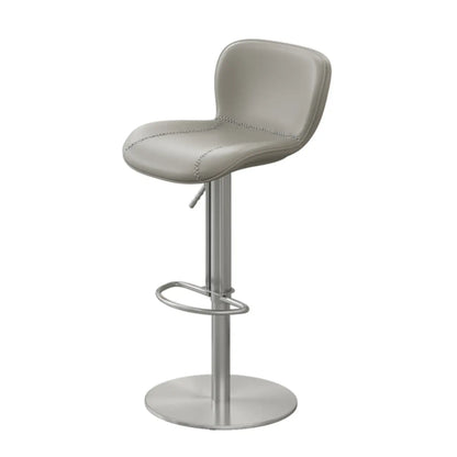 Tabourets de bar modernes en cuir réglables avec repose-pieds pour cuisine