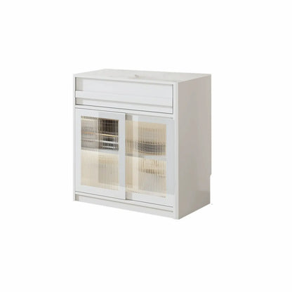 Buffet contemporain avec comptoir en pierre et tiroirs