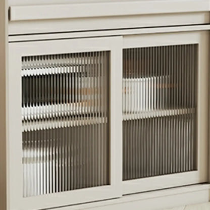 Buffet contemporain avec comptoir en pierre et tiroirs