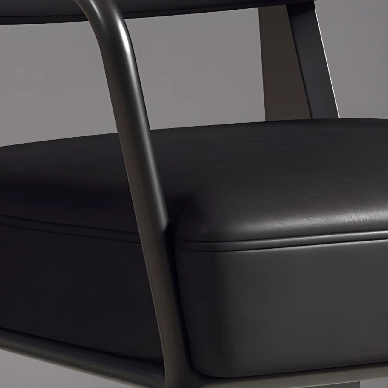 Chaise de salle à manger moderne rembourrée avec accoudoirs