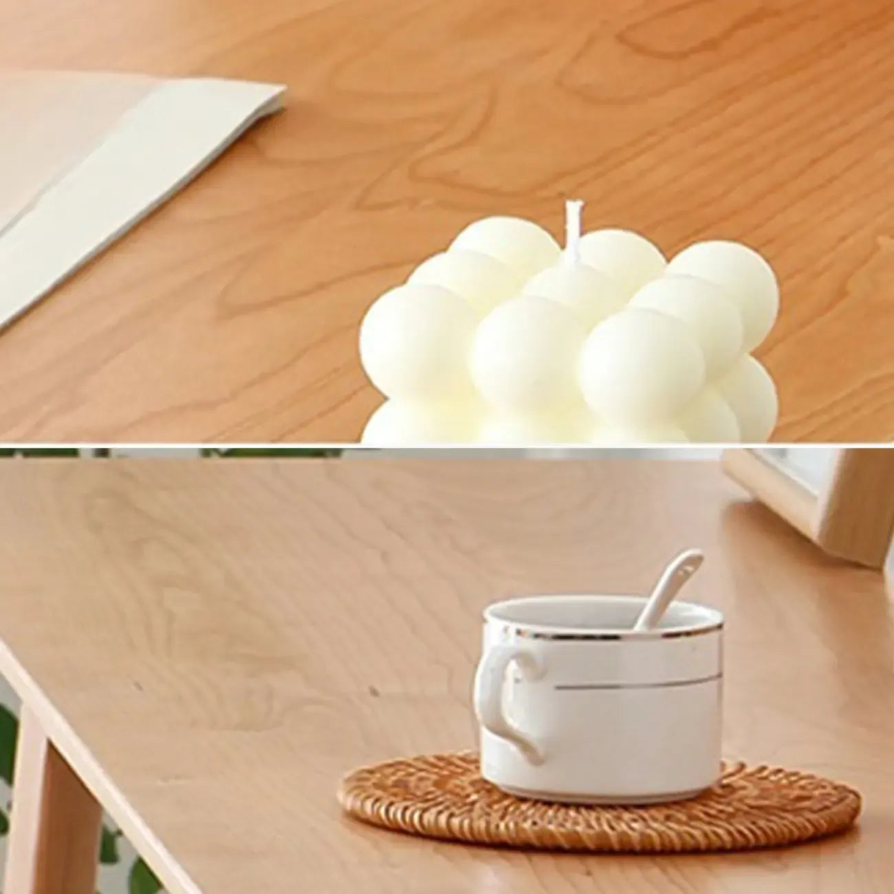 Table de bar rustique en bois massif avec pieds à tréteaux pour une maison moderne