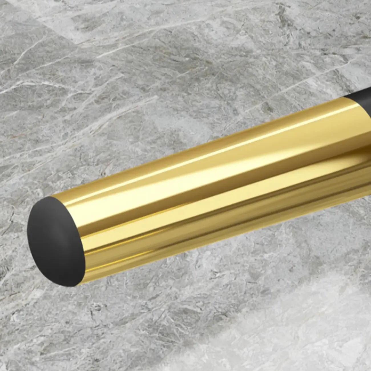 Chaise de salle à manger moderne en cuir rembourrée avec dossier haut