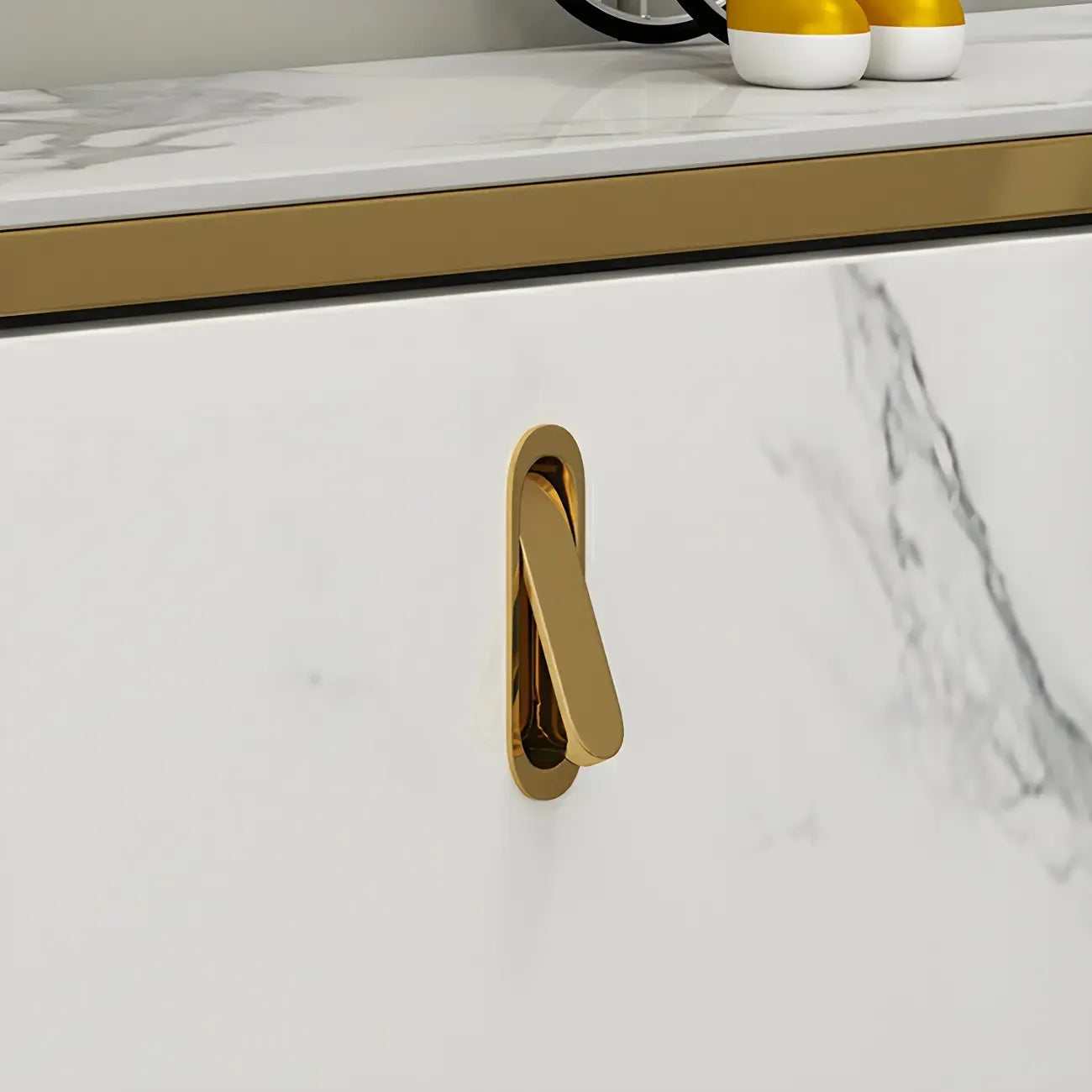 Meuble à chaussures étroit et élégant blanc pour entrée