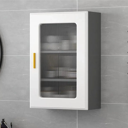 Vitrine moderne et simple en bois avec porte en verre flottante