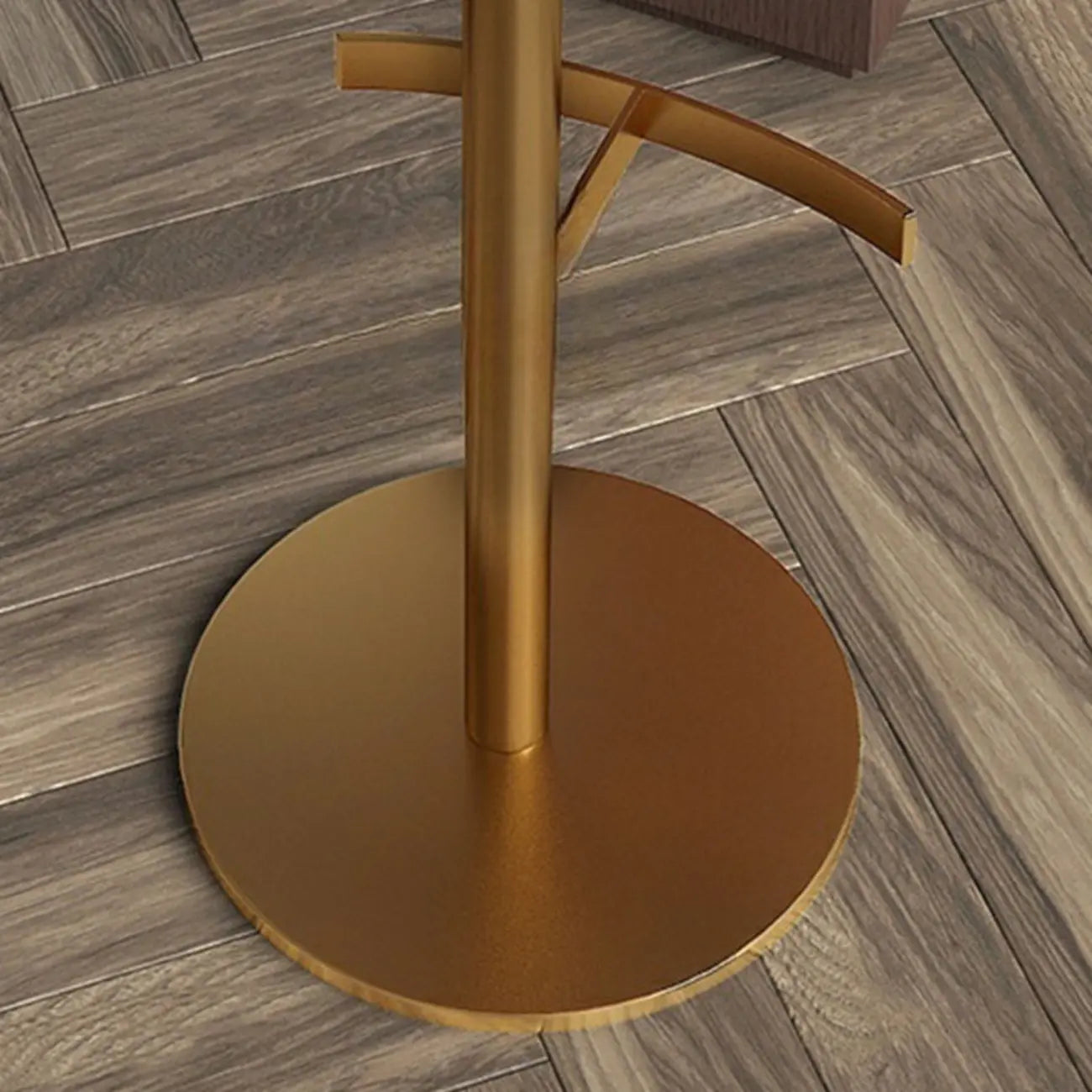 Tabourets de bar pivotants minimalistes en cuir avec dossier bas pour la cuisine