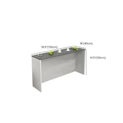 Table de bar élégante avec plateau en pierre et bois pour salon