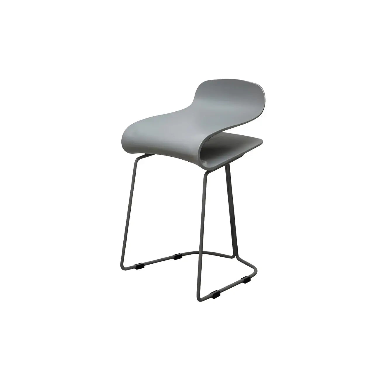 Tabouret de bar haut de comptoir élégant et durable en acrylique, sans dossier