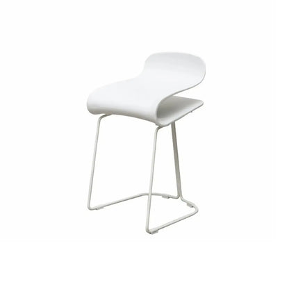 Tabouret de bar haut de comptoir élégant et durable en acrylique, sans dossier