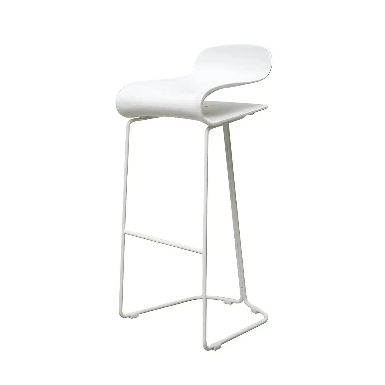 Tabouret de bar haut de comptoir élégant et durable en acrylique, sans dossier