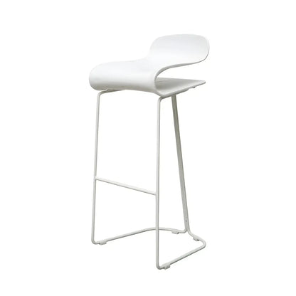 Tabouret de bar haut de comptoir élégant et durable en acrylique, sans dossier