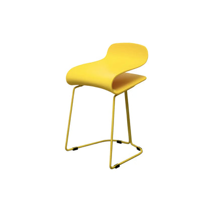 Tabouret de bar haut de comptoir élégant et durable en acrylique, sans dossier