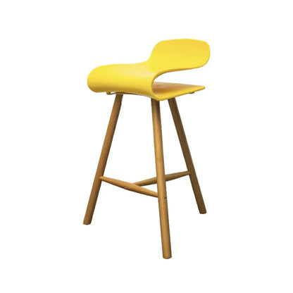 Tabouret de bar haut de comptoir élégant et durable en acrylique, sans dossier