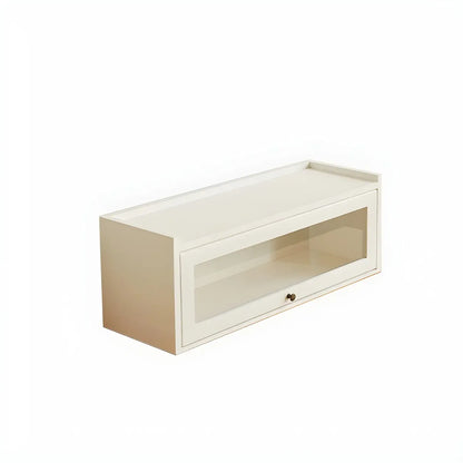 Vitrine de table en bois et verre pour la décoration de cuisine