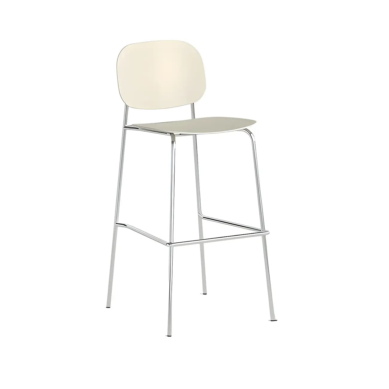 Tabourets de bar modernes en métal et acrylique, hauteur comptoir