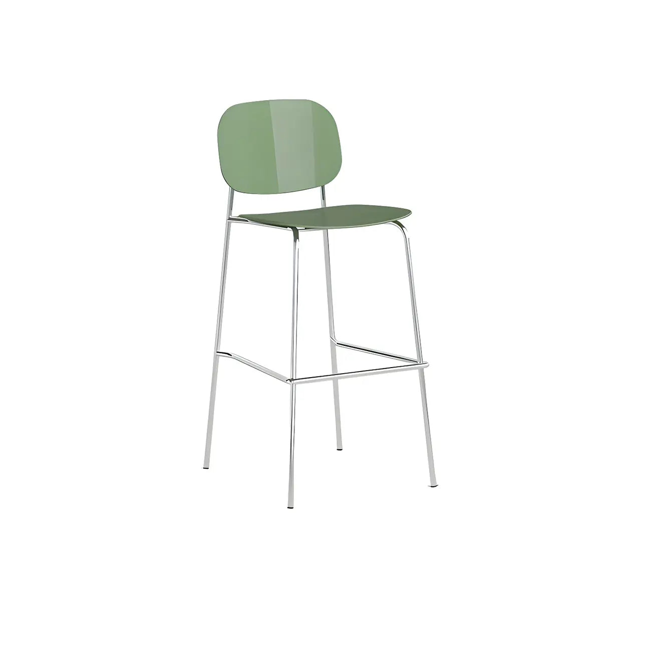 Tabourets de bar modernes en métal et acrylique, hauteur comptoir