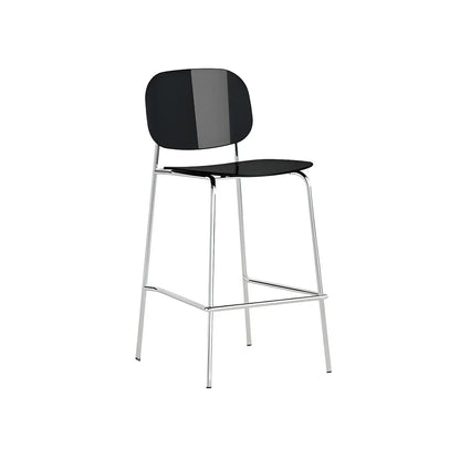 Tabourets de bar modernes en métal et acrylique, hauteur comptoir
