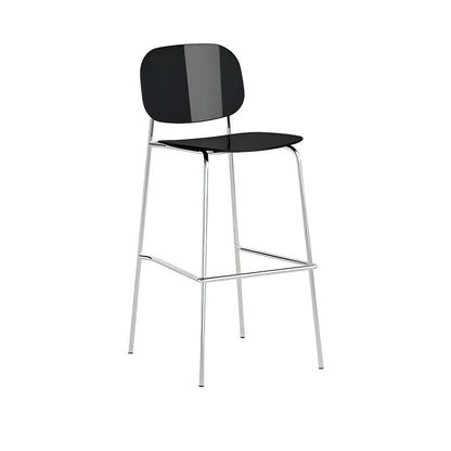 Tabourets de bar modernes en métal et acrylique, hauteur comptoir