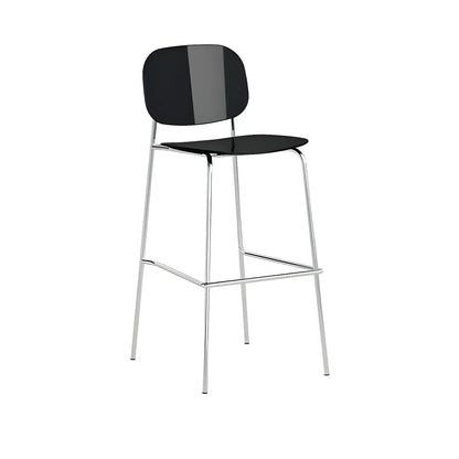 Tabourets de bar modernes en métal et acrylique, hauteur comptoir