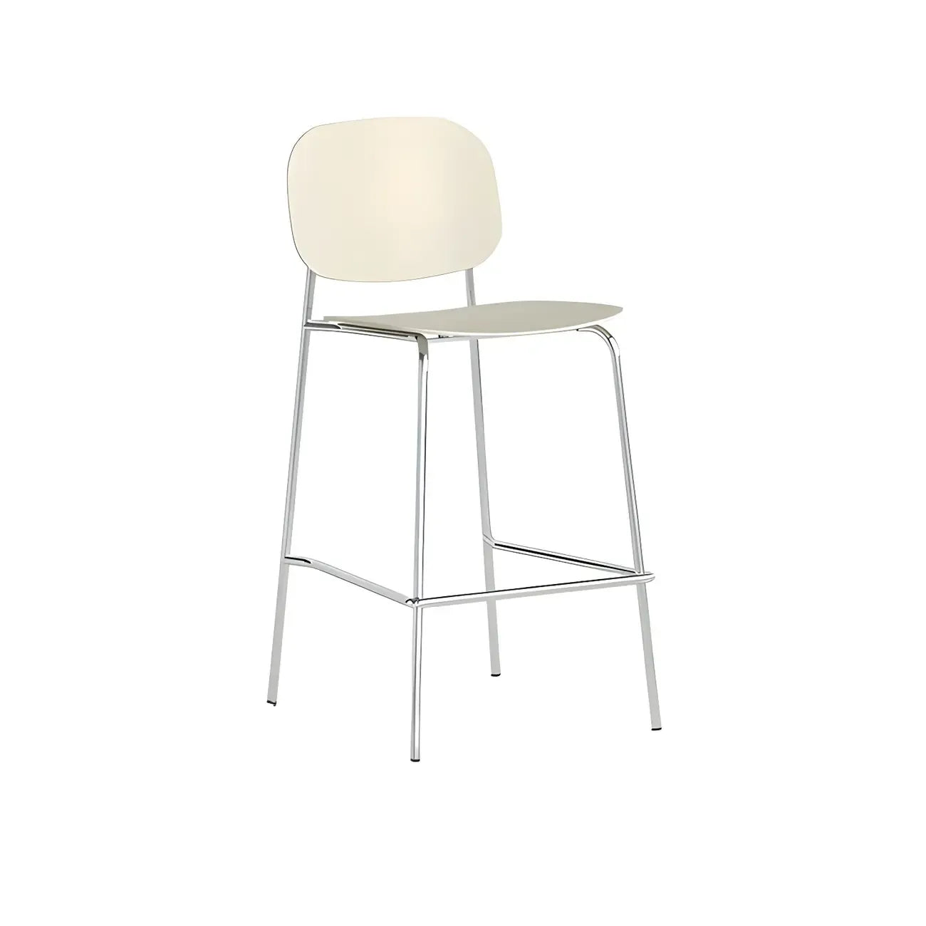 Tabourets de bar modernes en métal et acrylique, hauteur comptoir