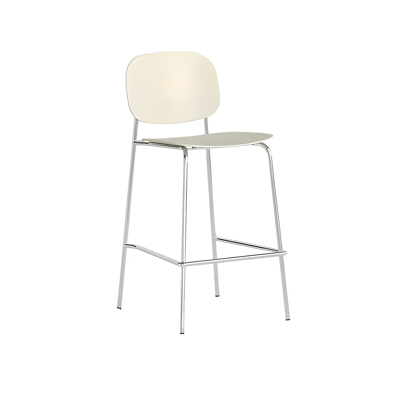 Tabourets de bar modernes en métal et acrylique, hauteur comptoir