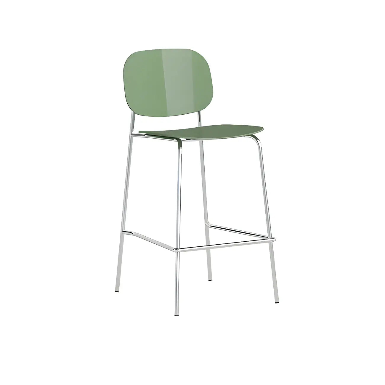 Tabourets de bar modernes en métal et acrylique, hauteur comptoir