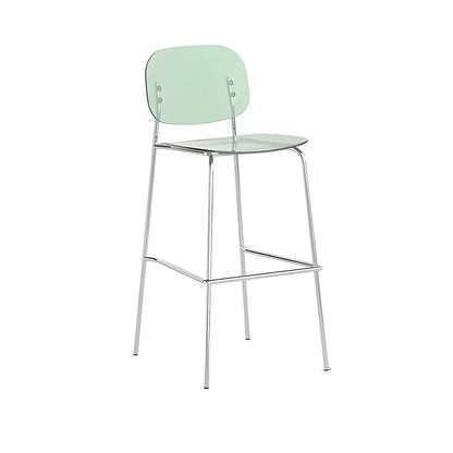 Tabourets de bar modernes en métal et acrylique, hauteur comptoir