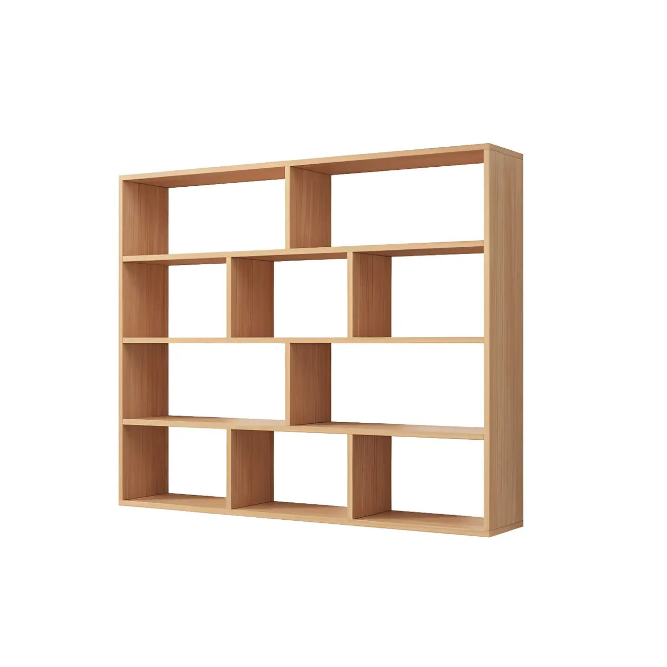 Bibliothèque murale cubique en bois blanc