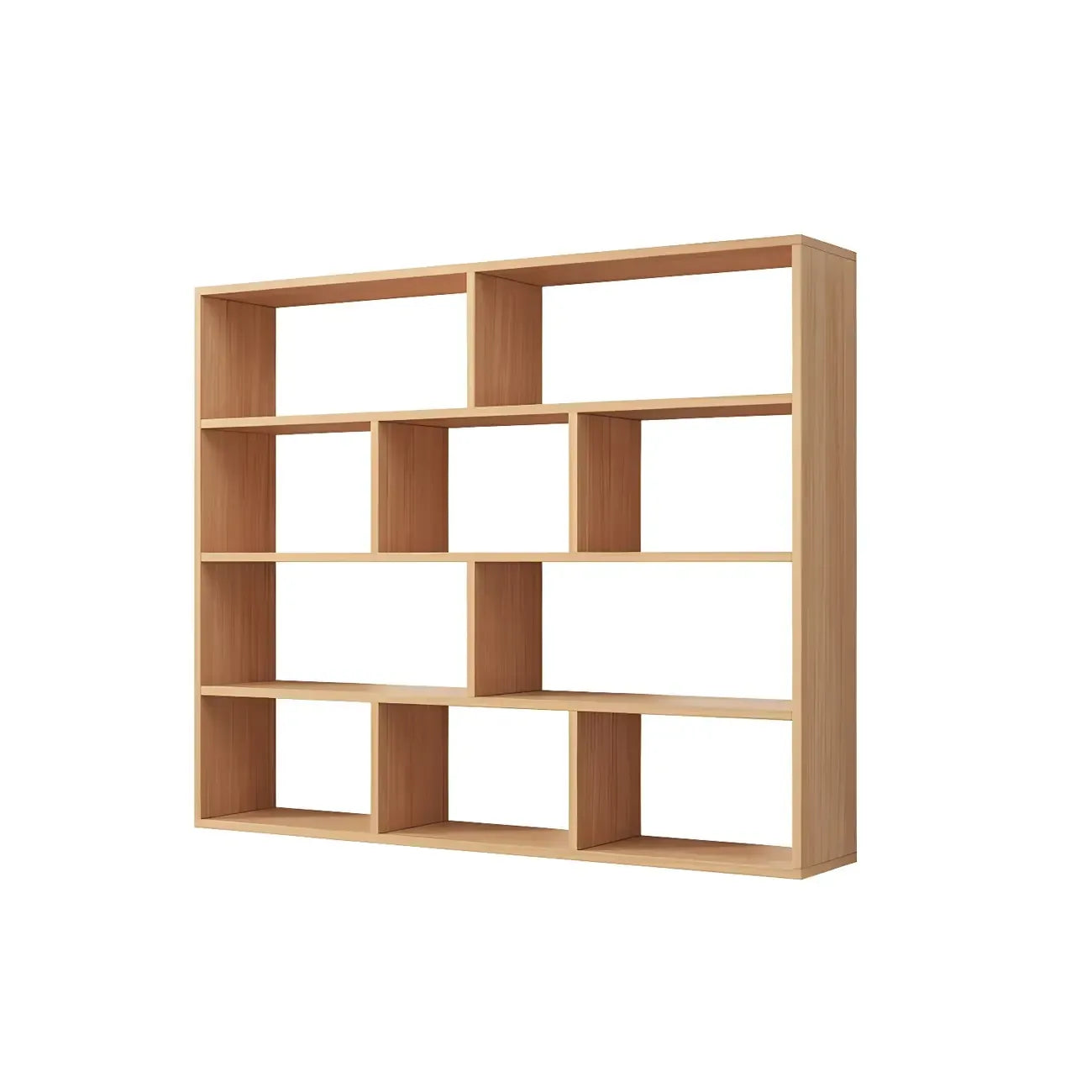Bibliothèque murale cubique en bois blanc