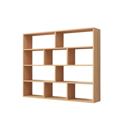 Bibliothèque murale cubique en bois blanc
