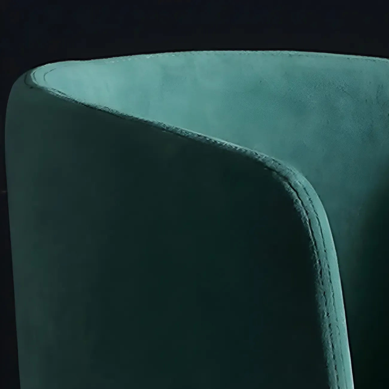 Tabourets de bar hauts à oreilles en similicuir de type seau