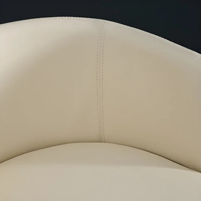 Tabourets de bar hauts à oreilles en similicuir de type seau