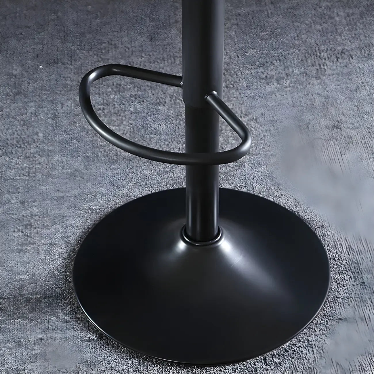 Tabourets de bar traditionnels en cuir réglables avec dossier pour la maison