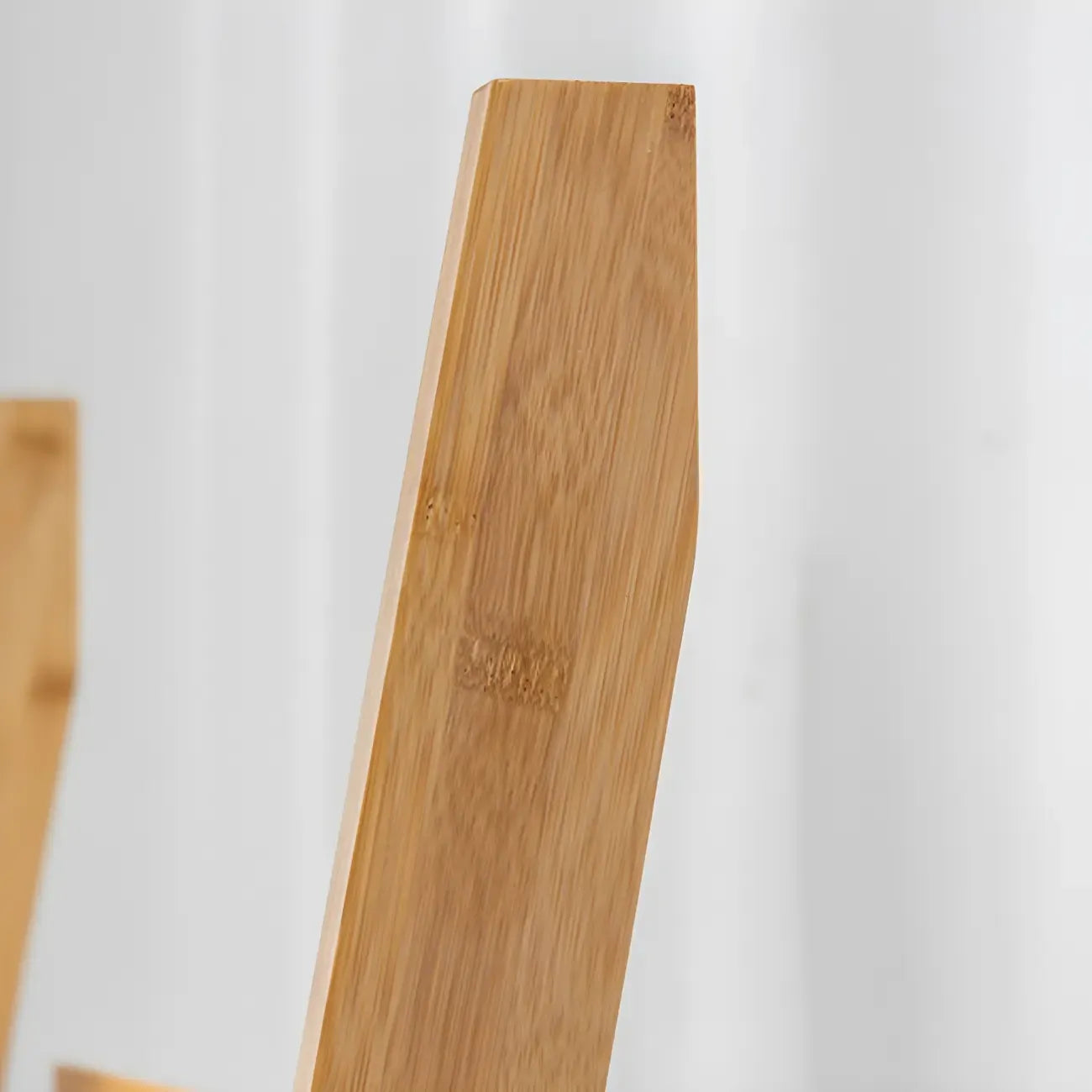 Bibliothèque échelle à 5 niveaux en bois massif avec dos ouvert