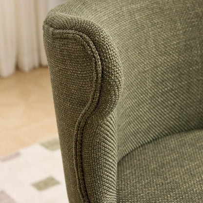 Ensemble de 2 tabourets de bar rembourrés de style moderne du milieu du siècle