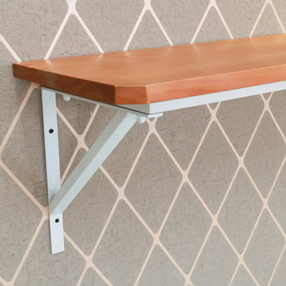 Table de bar rectangulaire murale en bois massif