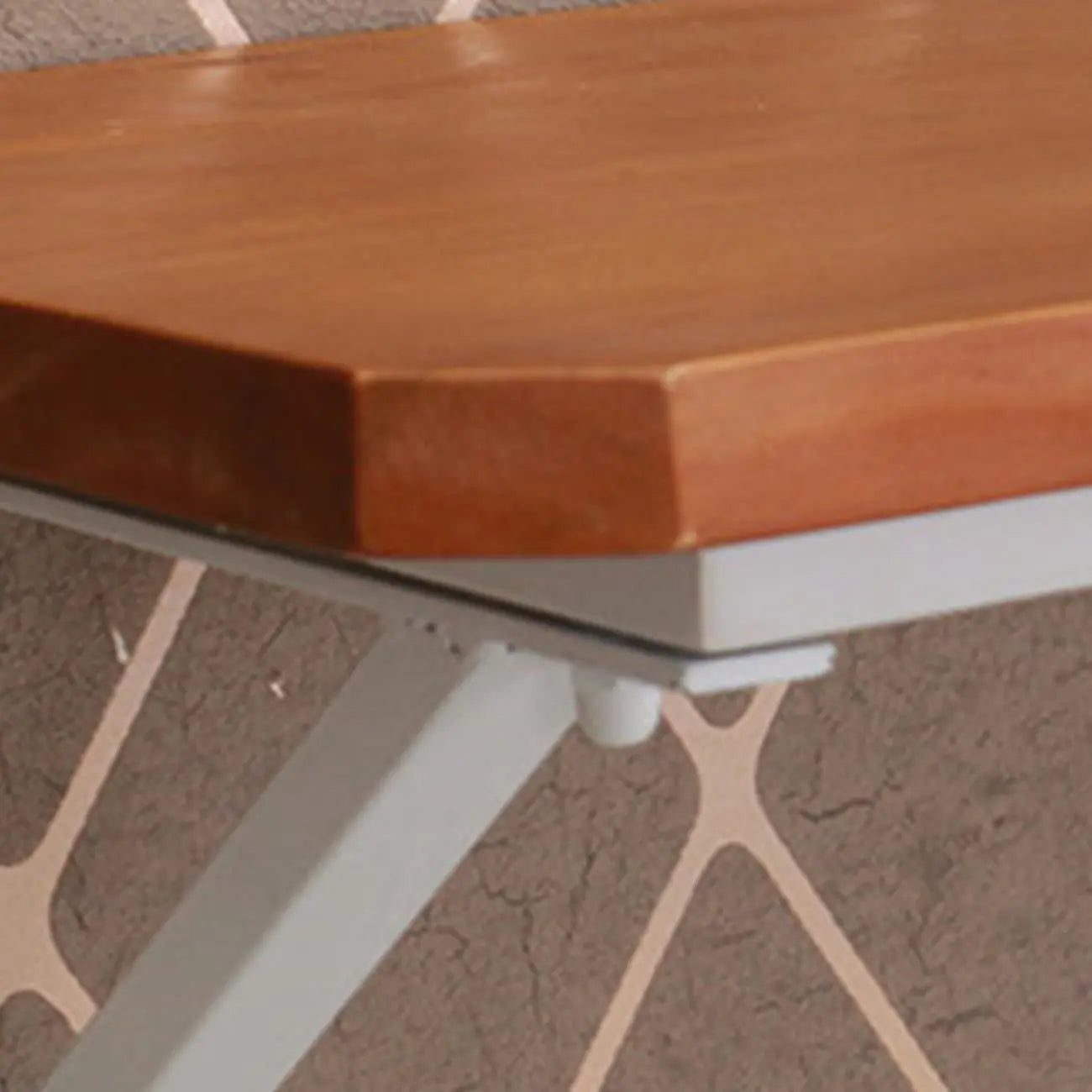 Table de bar rectangulaire murale en bois massif