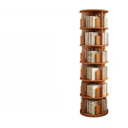 Bibliothèque d'angle pivotante verticale moderne en bois