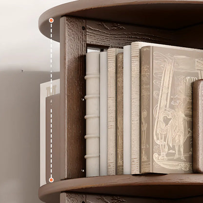 Bibliothèque d'angle pivotante verticale moderne en bois