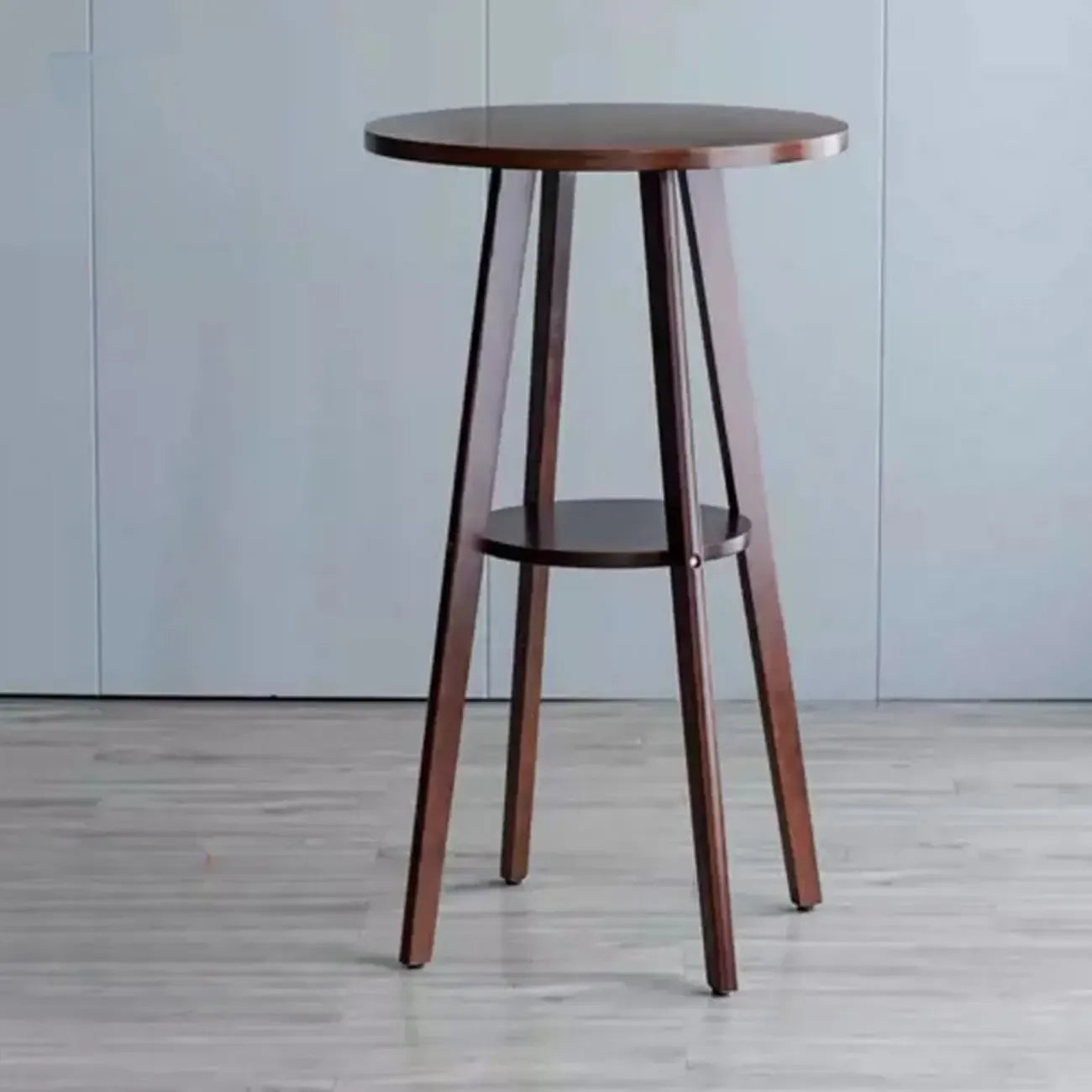 Tables de support d'étagères en bois brun scandinave