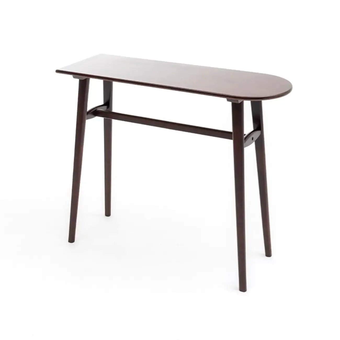 Table haute de bar scandinave en bois aux formes libres pour salle à manger