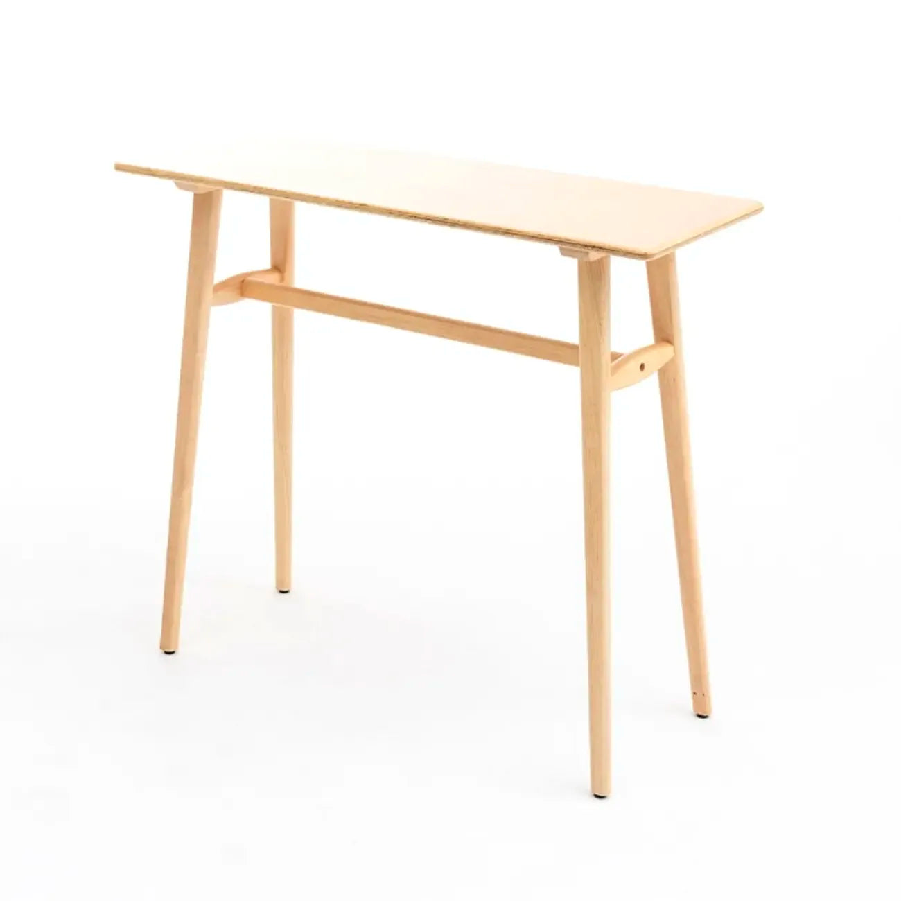 Table haute de bar scandinave en bois aux formes libres pour salle à manger