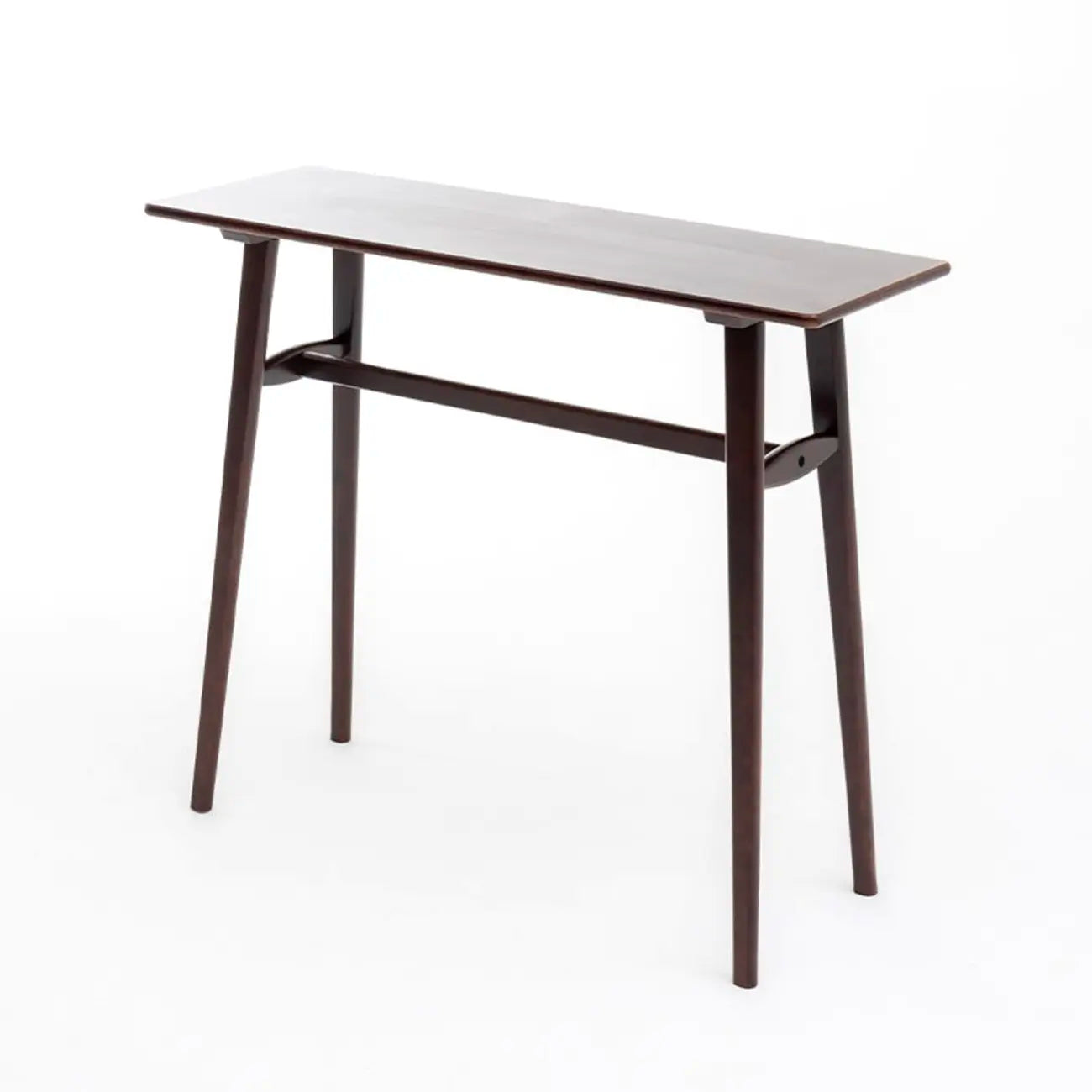 Table haute de bar scandinave en bois aux formes libres pour salle à manger