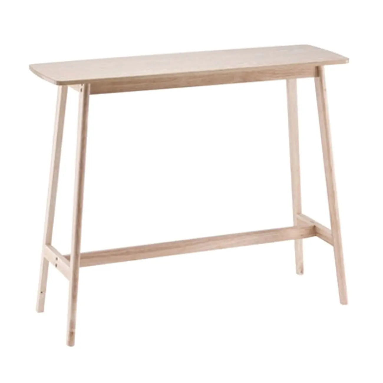 Table haute de bar scandinave en bois aux formes libres pour salle à manger